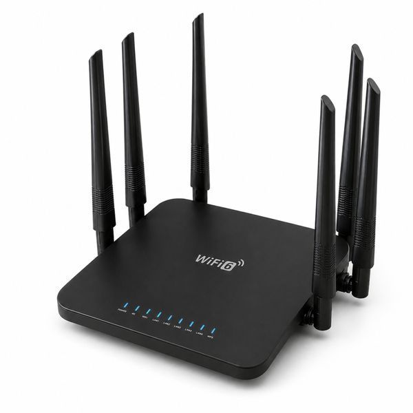 Бездротовий Wi-Fi роутер PIX-LINK LV-WR50Q 300 Мбіт/с із 6 антенами, чорний AN3558 фото