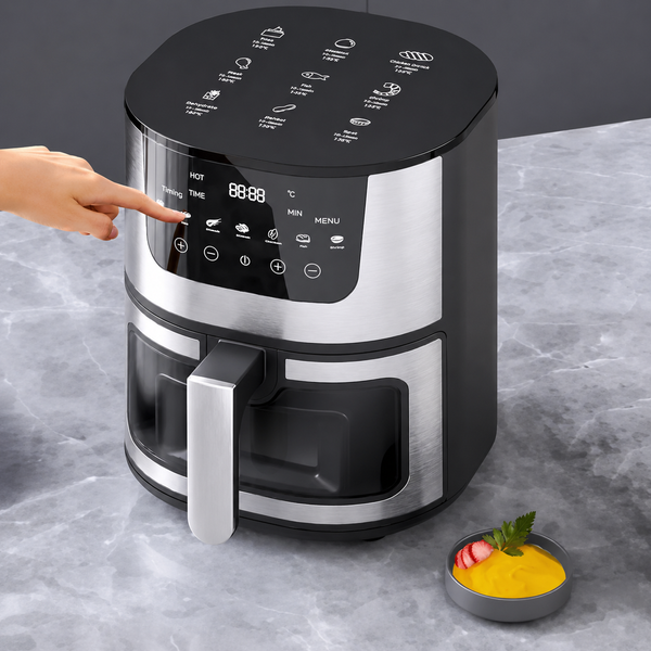 Аерофритюрниця DOMOTEC MS-3221 Об'єм &ndash; 7 літрів 3500 Вт, сенсорна мультипіч-аерогриль, 7 програм МА8868 фото